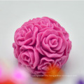 Wedding rose ball candle